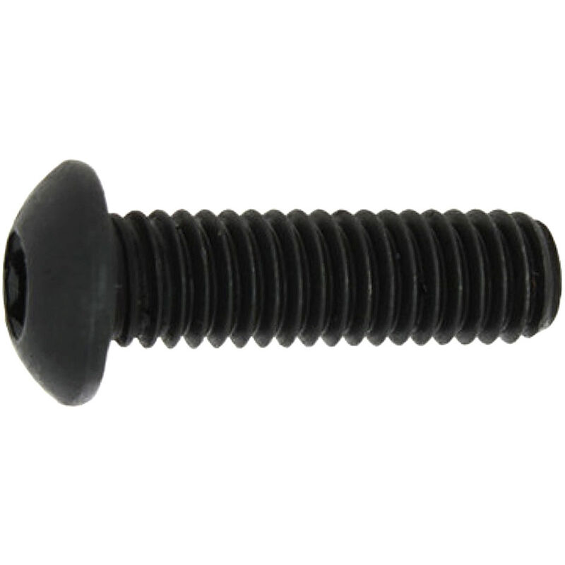 200 Vis métaux tête bombée hexagonale creuse Iso7380 10,9 Brut - diamètre 5,0 mm - Longueur 16 mm