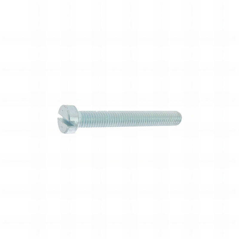 200 Vis métaux tête cylindrique fendue acier zingués blanc DIN84 diamètre 6 mm - Longueur 16 mm