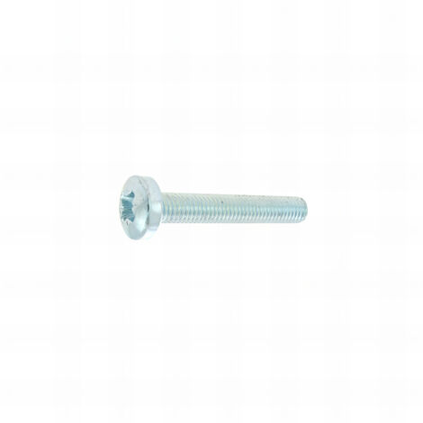 200 Vis métaux tête cylindrique pozidriv acier zingués blanc DIN7985 diamètre 5,0 mm - Longueur 45 mm mm - Diamètre 5 mm