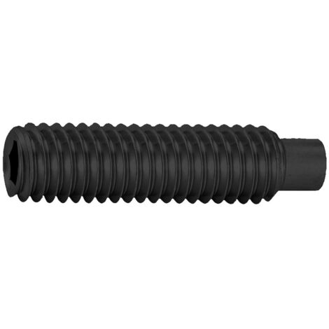200 Vis Sans tête hexagonal creuse Bout Teton DIN915 acier Brut - longueur 20 mm mm - Diamètre 5 mm mm