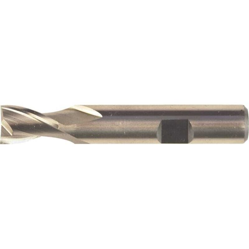 Swisstech - 5.00MM HSS-Co 8% 2 Flute Weldon Shank Short Series Slot Drills - Uncoa