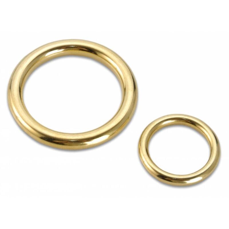 200 x anneaux tubulaires laiton 13/18