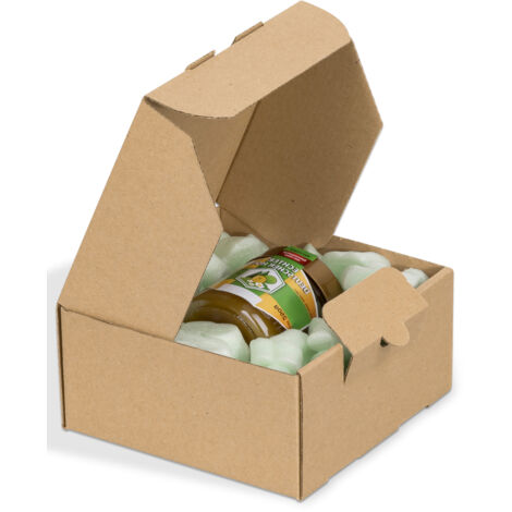 200 x DHL Kleinpaket Kartons Faltschachteln 240 x 160 x 80 mm (Außenmaß) Braun