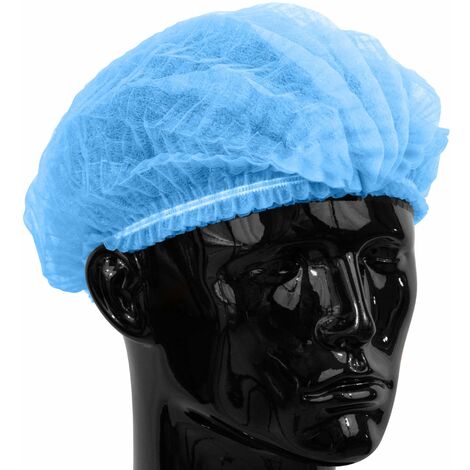 200 x Simply Direct Bleu/Bouchons à Clip/Filets Cheveux Tête Couvertures Dans un Sac Refermable 13Treize