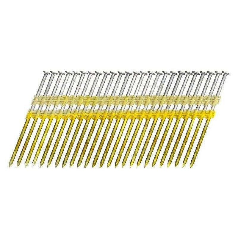 2000 Pointes en bande rh 65 x 2.8 mm 21° Norfix NFX1106 galvanisée à chaud (zinc 50 µ) annelée