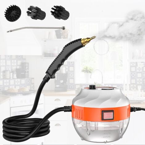 2000-Watt-Hochdruck-Handdampfreiniger mit drei Bürsten für Küche, Sofa, Klimaanlage und Auto