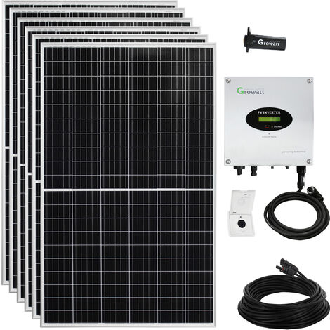 Solaranlage für garten 2000 watt