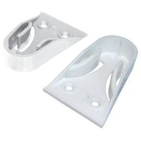 200,0 x SUPPORT DE TUYAU ARMOIRE RONDE LATÉRALE EN PLASTIQUE