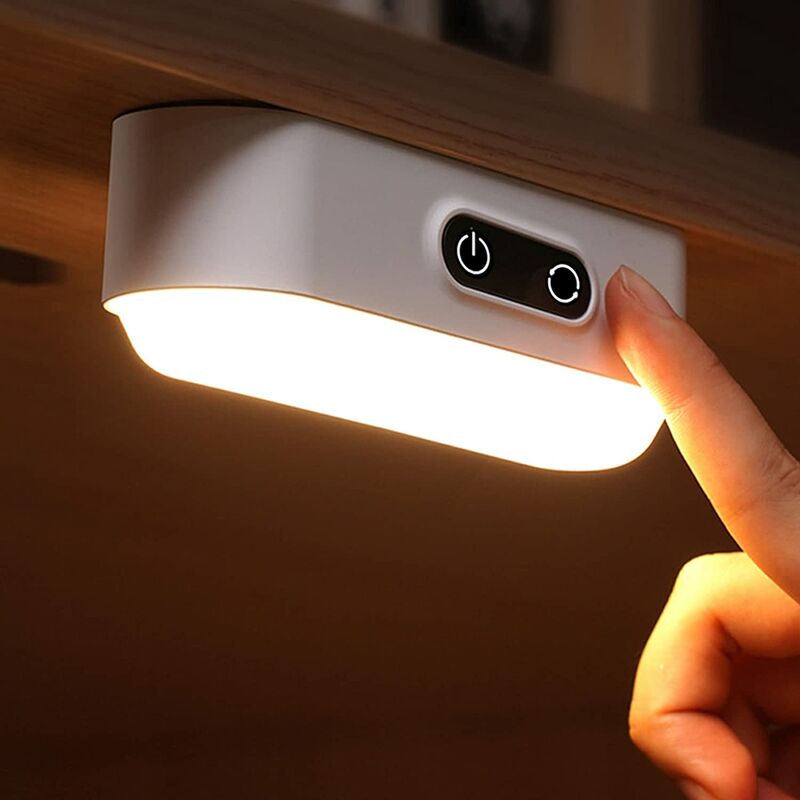 2000mAh Cordless Rechargeable Dimmable LED Cupboard Light, Led Light Strip with 5 Lighting Colors for Kitchen Cupboard Cabinet