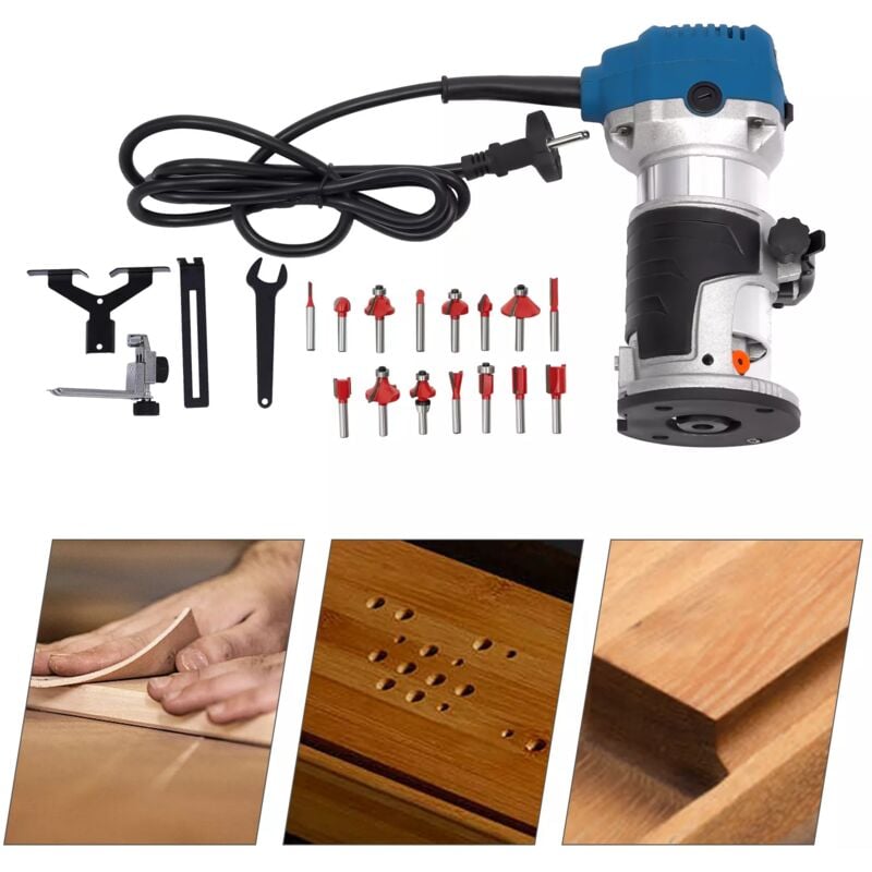 Gojoy - 2000W Défonceuse électrique à une main défonceuse tondeuse routeur fraiseuse à main Fraise à bois