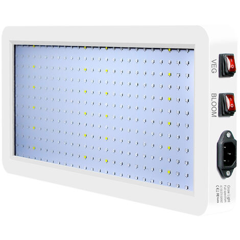 2000W LED Grow Light para plantas de interior 312 LEDs Full Spectrum Veg and Bloom Dual Switch IP65 Lámparas de cultivo de plantas colgantes impermeables para plántulas Flores Invernadero