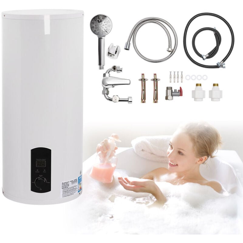 Senderpick - 2000w stockage électrique eau chaude chaudière de stockage d'eau chaudière électrique 100l 25 - 75 ° c