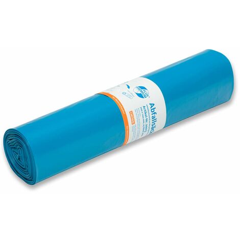 20013 Deiss-Sacchi della spazzatura da 120 l, 700 x 1100 mm, 60, colore: blu (confezione da 25)