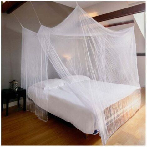 200180200cm Moustiquaire,Moustiquaire De Lit,Carrée Moustiquaire pour Lit,Moustiquaire Lit 2 Places,Moustiquaire Baldaquin Intérieur Et Extérieur pour Lits Simples Et Doubles