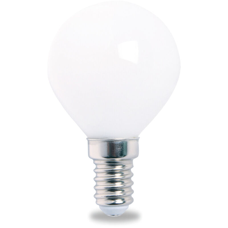 

Lámpara esférica cristal Led mate E14 4W 6000°K 320Lm 45x74 ( 2003511) - GSC