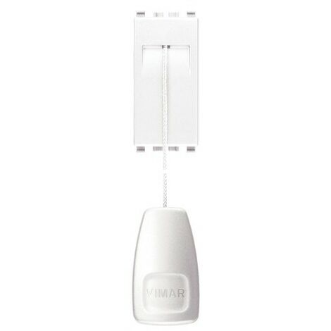 20053.B Bouton 1P Nc 10A Tige Blanche