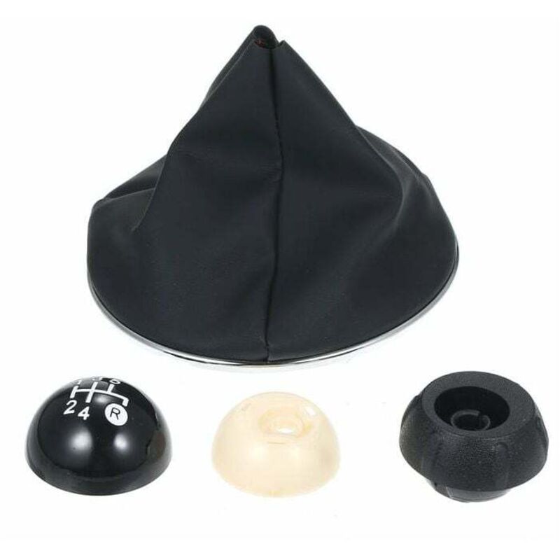 Image of 2007–2018 Fiat 500 500C Auto Schaltknauf Leder Joystick Boot Cover Ersatz.. DEBUNS