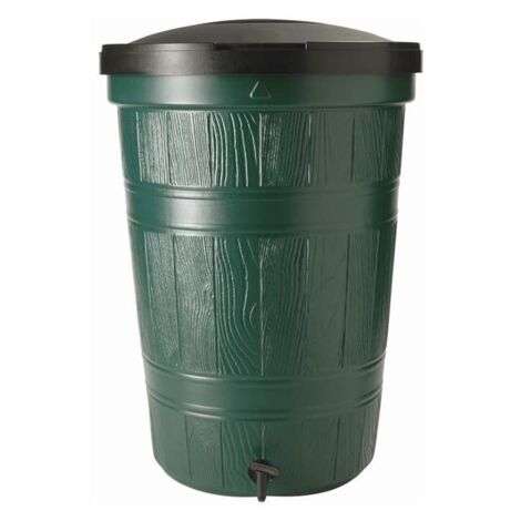 WATER BUTTS DIRECT 200L Garden Lake Water Butt, Rain Barrel, Includes Lid & Tap