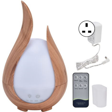 200ml Aromatherapy Diffuser 7 Colors LED Night Light Air Humidifier for Household 100‑240VUK Plug