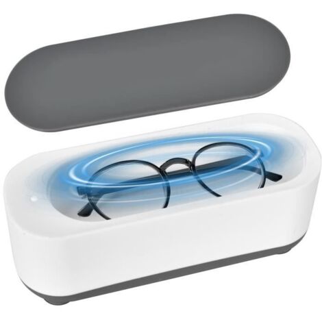200ML Nettoyeur a Ultrasons, Appareil Nettoyeur à Ultrasons Professionnel pour Lunettess Bijoux, Sans Batterie