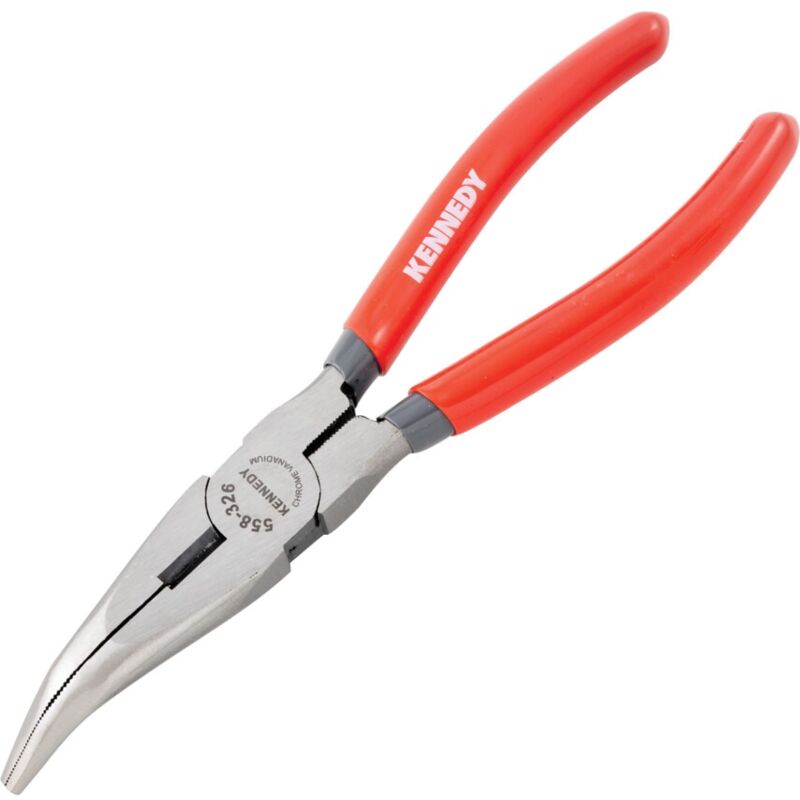 200MM/8' Bent Snipe Nose Pliers - Kennedy