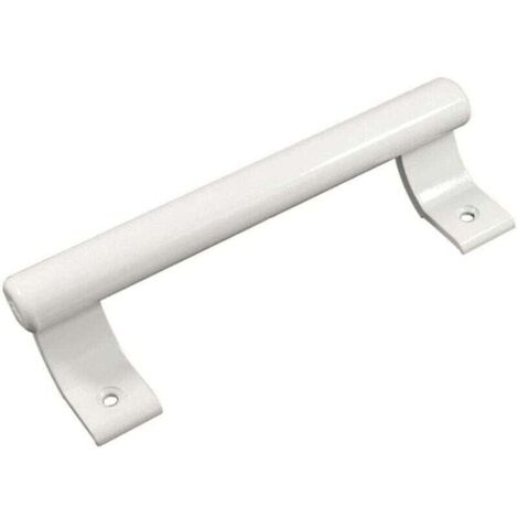 200mm alliage d'aluminium poignée de porte coulissante balcon poignée de porte en verre armoire de salle de bain poignée de porte entrepôt poignée de porte poignée en métal moderne (Blanc)