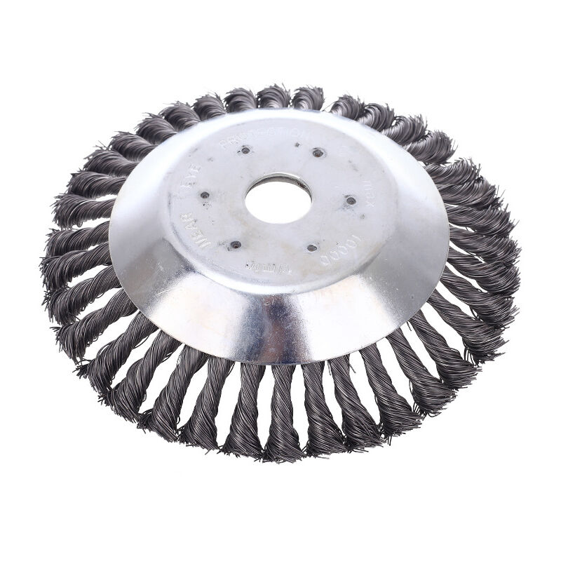 200mm Knotted Wire Conical Brush Cutter Head for Lawn Mower