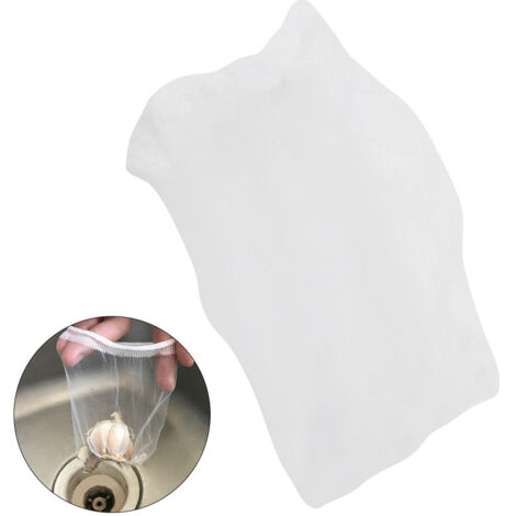 200pcs Disposable Portable Sink Strainer Filter Net Garbage Mesh Bag for Kitchen Bathroom Tool