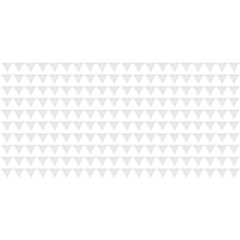 200pcs Inside Corner Dust Guards Clear Triangular Anti Collision Dust Proof Table Corner Guards for Stairs Closets Cabinets Drawers