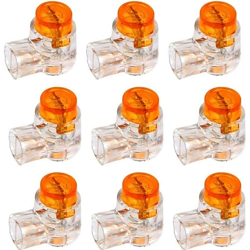 200pcs K1 Cable Connectors Splice Connector with Sealing Gel 2-Wire Terminal Connection for Telephone and Computer Use