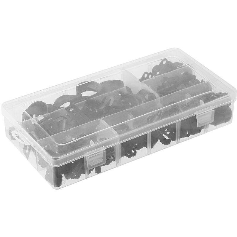 200pcs Nylon Wire Cable Clamp Car Audio Fastener