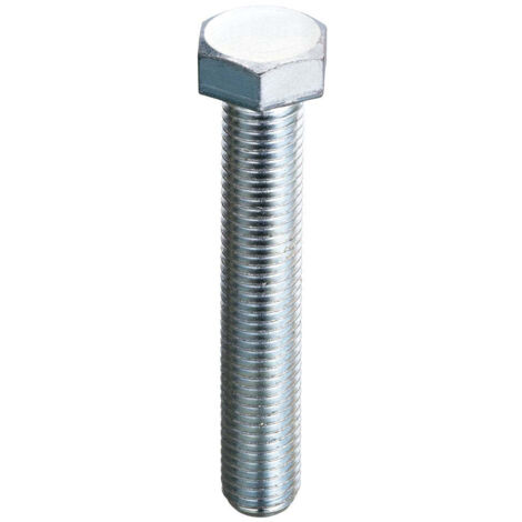 200PZ BULLONE IN ACCIAIO,GAMBO FILETTATO,TESTA ESAGONALE UNI-5739 8X40