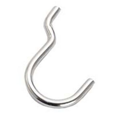 200PZ GANCI PER PANNELLI FORATI N.3 - mm.25x37