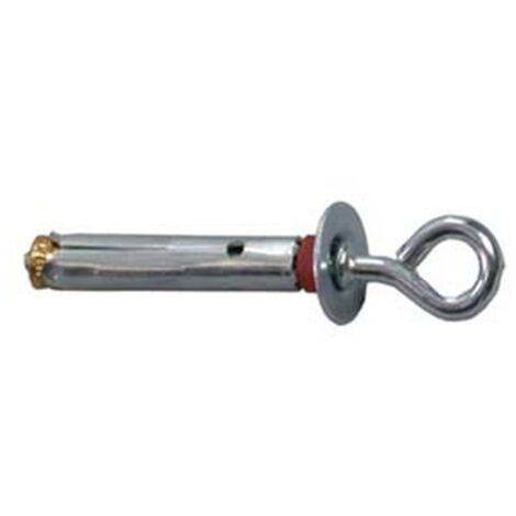 200PZ MINITASSELLO CON OCCHIOLO CHIUSO IN ACCIAIO ZINCATO - ø mm.6, filetto ø mm.