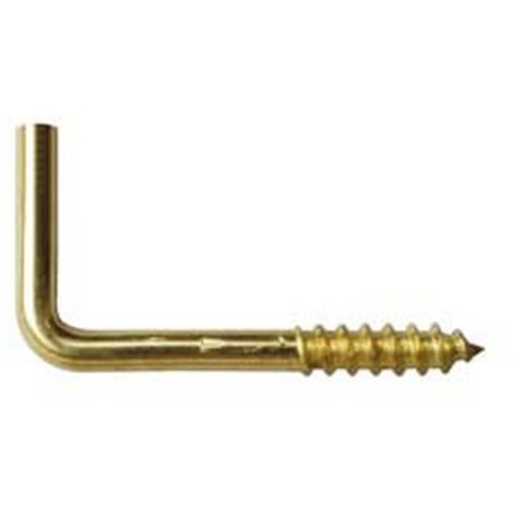 200PZ RAMPINI DRITTI A VITE OTTONE LUCIDO - mm.16x35 -  mm.2,3x25