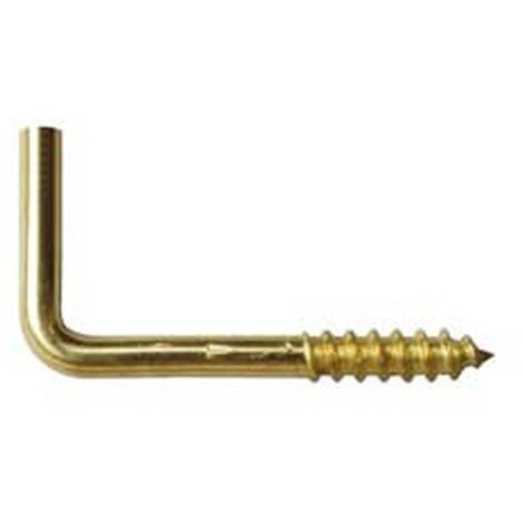 200PZ RAMPINI DRITTI A VITE OTTONE LUCIDO - mm.18x50 -  mm.3x40