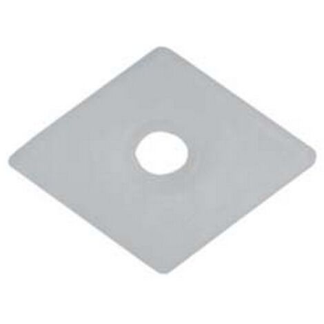 200PZ RONDELLA  A ROMBO IN PLASTICA - mm.27x27