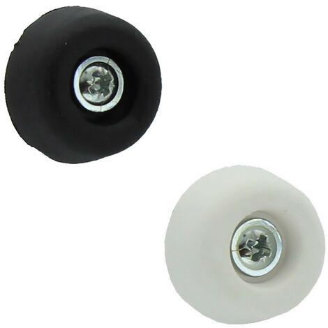 200PZ SOTTOSEDIA CONICO CON VITE mm 25 - colore bianco