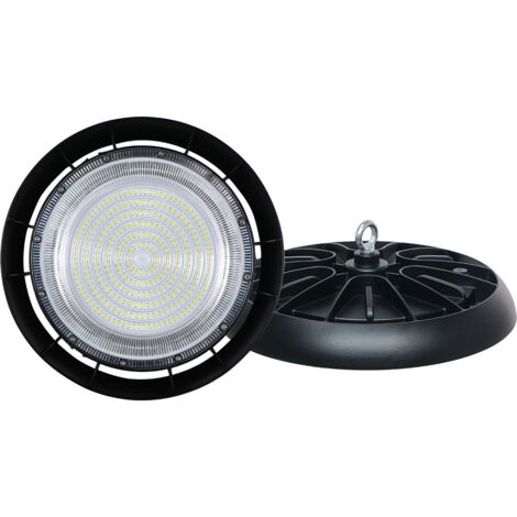200W UFO Projecteur LED Industriel, High Bay Lumière éclairage intérieur, pour Entrepôt Garage Usine Atelier