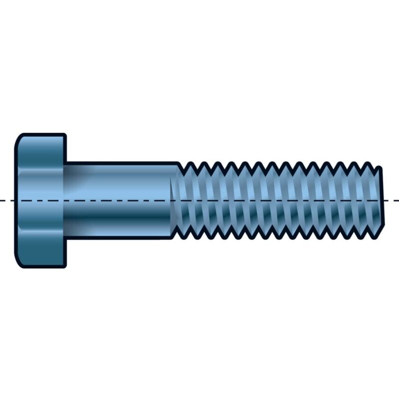 Qualfast M12X100 Hex Head Bolt (19MM a/f) bzp (GR-8.8)- you get 5