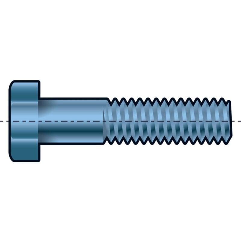 Qualfast M12X180 Hex Head Bolt bzp (GR-8.8)- you get 5