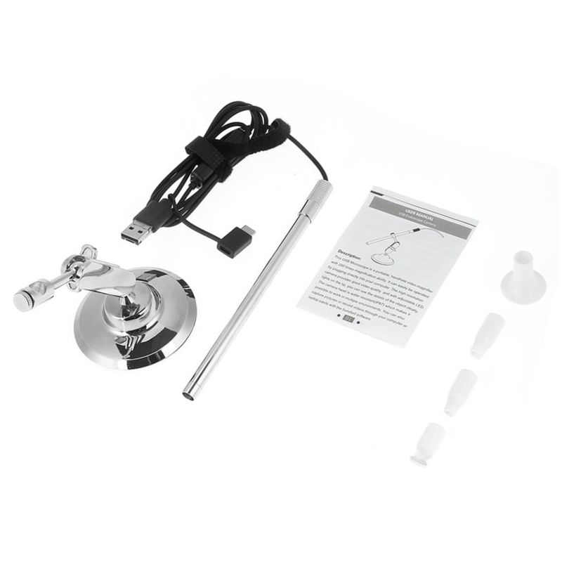 Image of SNQ - 200X Mikroskop 8-LED 720P Kamera Lupe USB/Micro usb Mikroskop für Computer/Handy
