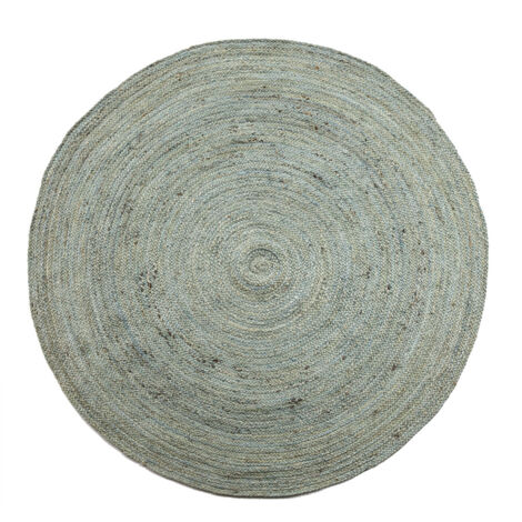 200x1x200 grauer Jute Teppichzubehör und Geschenke / Teppiche für alle Stile, um einen Home -Touch hinzuzufügen