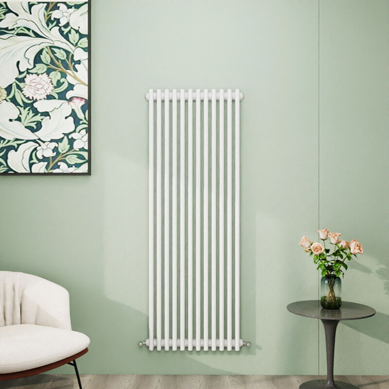 Image of AICA 1500x560mm White Vertical Traditional Radiator&hellip;