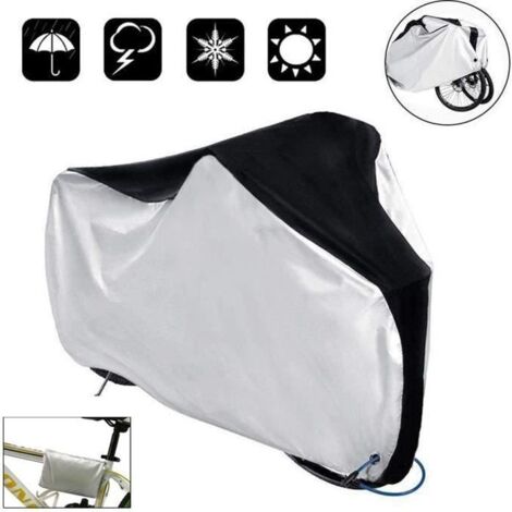 200x70x110CM Housse de Vélo Oxford Imperméable UV Couverture de Protection Exterieur Vehicule Moto Bâche Housse d\'Pluie