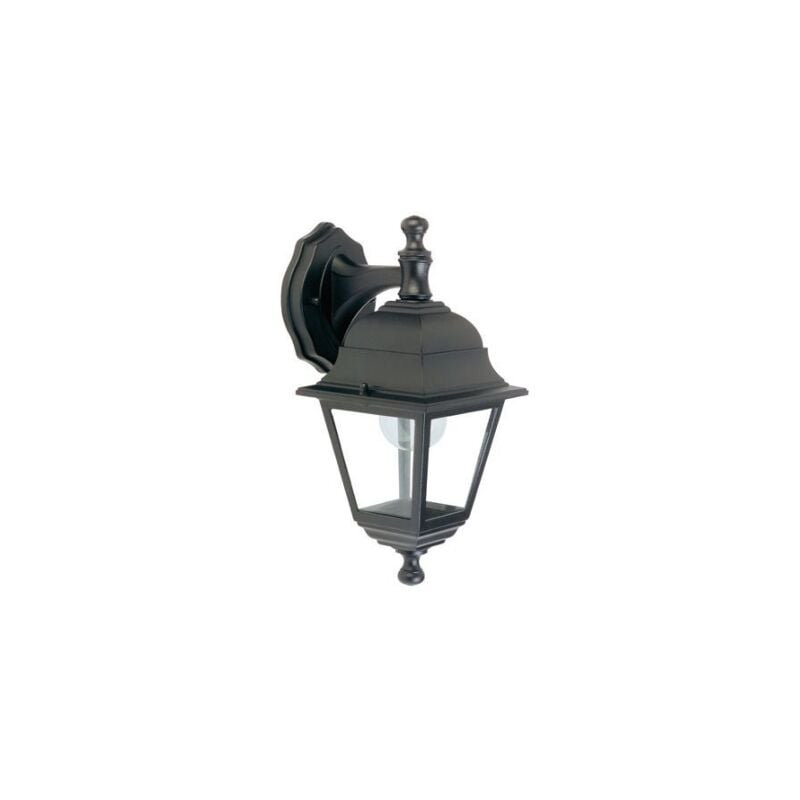 Lanterne applique descendante Nano E27 60W noir externe cm15x20x33h - Sovil