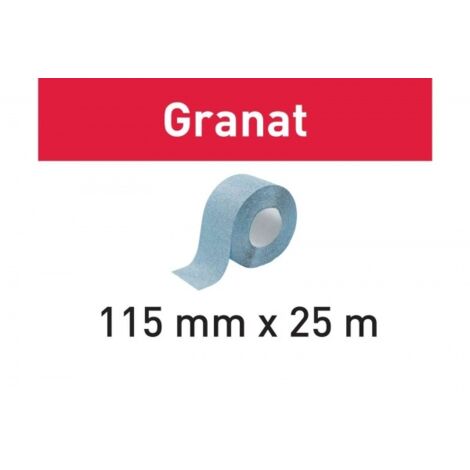 201108 Festool Rotolo abrasivo Granat 115x25m P150 GR