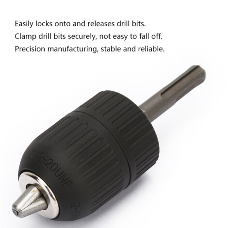 2,0–13 mm Schnellspannbohrfutter mit 1/2-20UNF-Adapter und SDS-Rundschaft