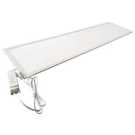 2020 NEW Aigostar Pannello Luminoso a Soffitto, 40W Luce Naturale Lampada da Soggiorno, 4000K Lampada da Soffitto, Plastica Plafoniera, Rettangolo 29.5119.5 cm, Bianca. Kit di sospensione non inclusa