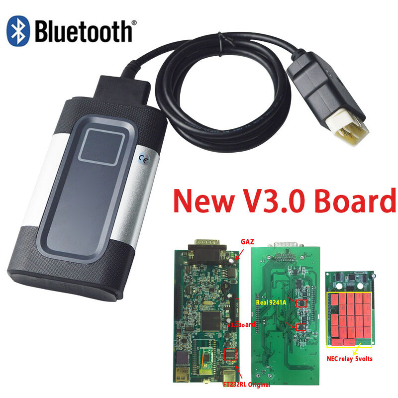 Ranipobo - 2020.23 Multidiag Pro+ Bluetooth OBD2 Scanner DS150 tcs cdp Pro DS150E v3.0 nec 9241a wow snooper voiture camion outil de diagnostic